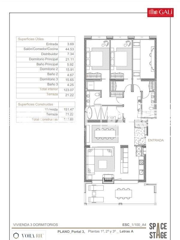Wohnung in Principado De Andorra (Ninguna Poblacion Tiene C.P.), Lleida, Spanien 3 Schlafzimmer, 173 m2 Nr. 178724