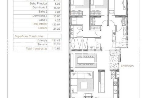 Huoneisto myytävänä Principado De Andorra (Ninguna Poblacion Tiene C.P.), Lleida, Espanja, 3 makuuhuonetta, 173 m2 No. 178724 - kuva 17