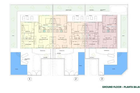 Bungalow till salu i Pilar de la Horadada, Alicante, Spanien 3 sovrum, 84 kvm. Nr. 161720 - foto 6