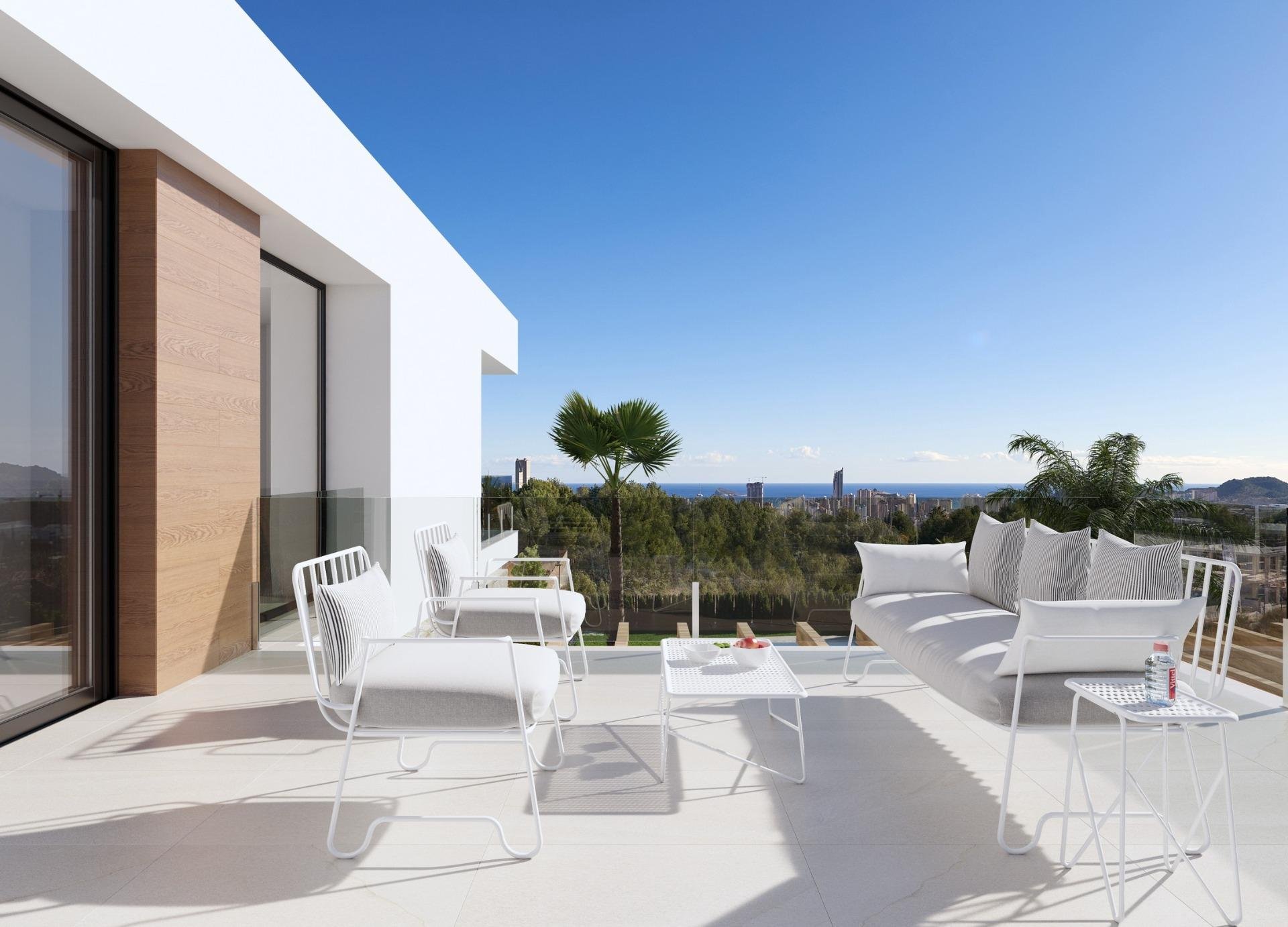 Villa i Finestrat, Alicante, Spanien 3 sovrum, 155 kvm. Nr. 161717
