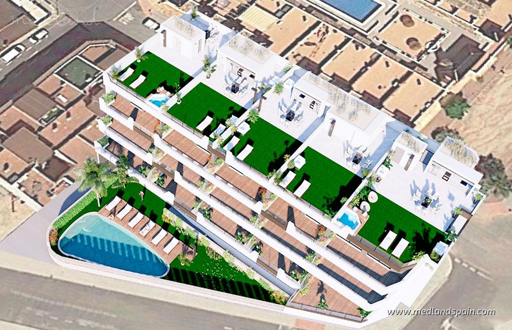 Appartamento a Benijofar, Alicante, Spagna 2 camere da letto, 66 mq. N° 49281
