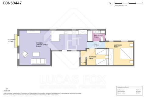 Apartamento en venta en Barcelona, España 2 dormitorios, 80 m2 No. 150264 - foto 29