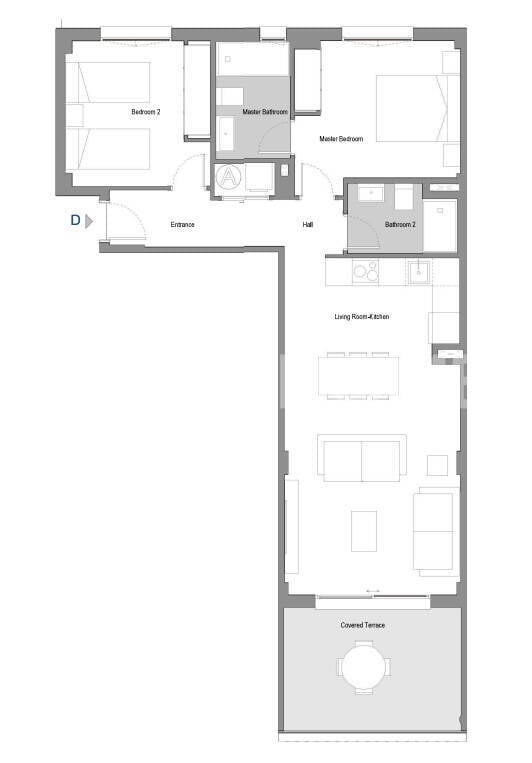 Penthouse à Mijas, Malaga, Espagne 2 chambres, 77 m2 No. 178379