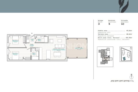 Penthouse à vendre à Denia, Alicante, Espagne, 3 chambres, 81 m2 No. 178380 - photo 15