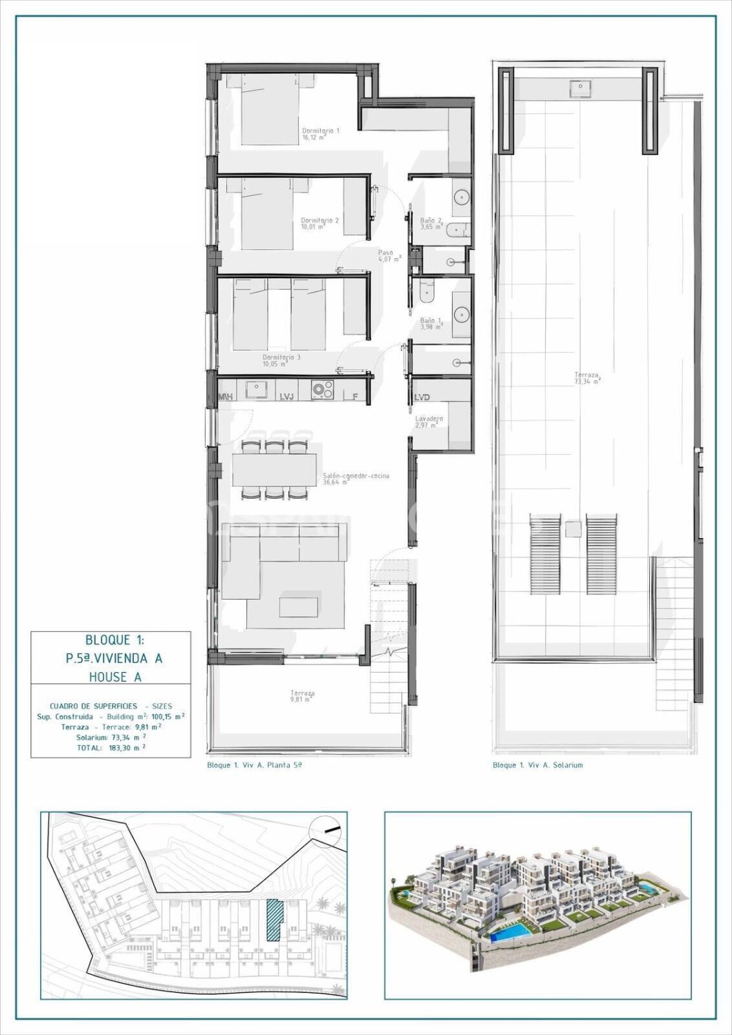 Dzīvoklis Cuevas del Almanzora, Almeria, Spānijā 3 istabas, 84 m2 Nr. 182704