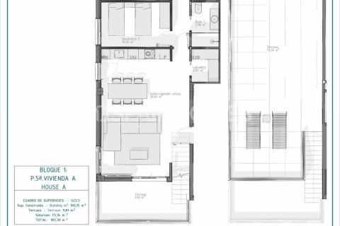 Apartamento en venta en Cuevas del Almanzora, Almería, España 3 dormitorios, 84 m2 No. 182704 - foto 18