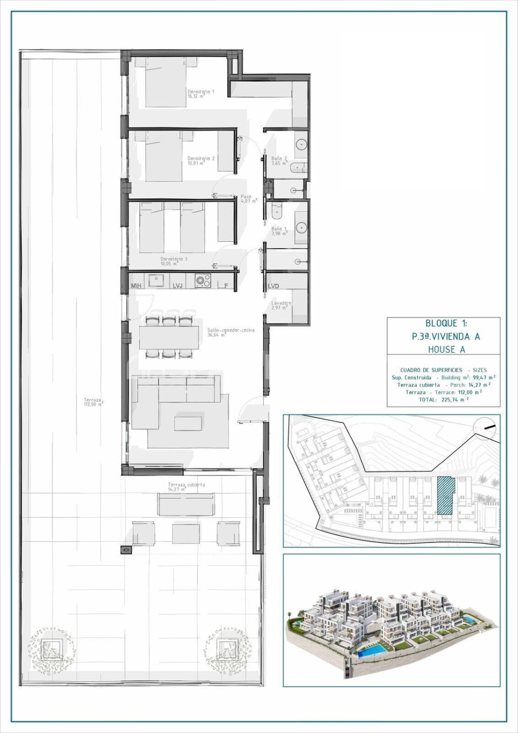 Dzīvoklis Cuevas del Almanzora, Almeria, Spānijā 3 istabas, 84 m2 Nr. 182704