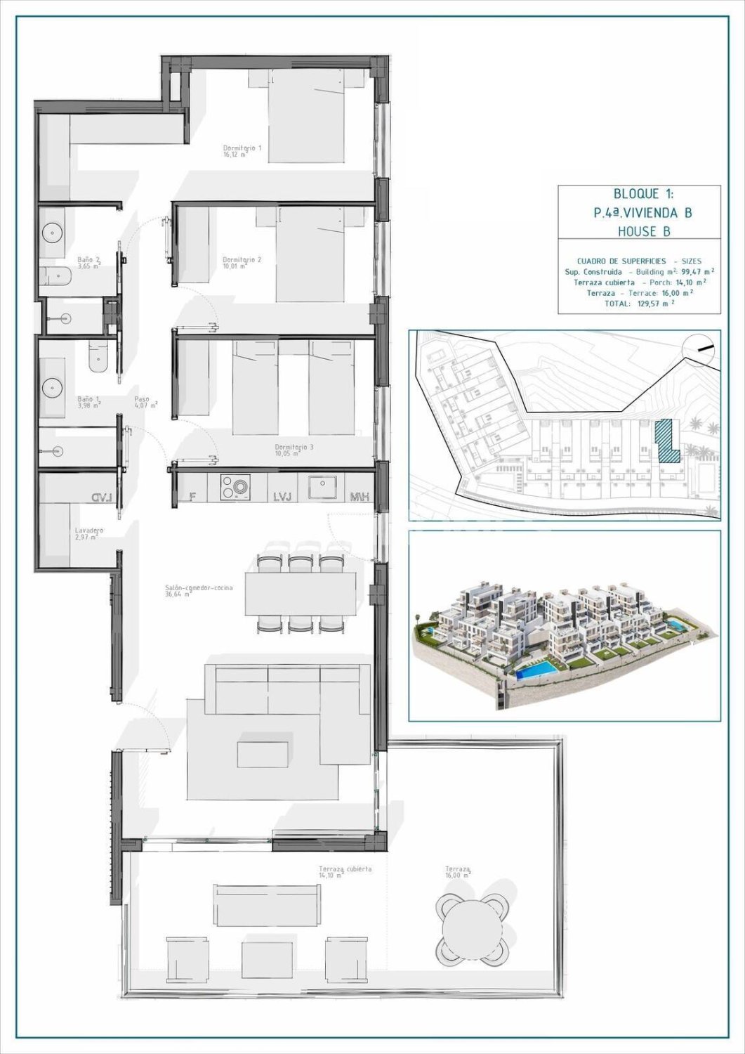 Dzīvoklis Cuevas del Almanzora, Almeria, Spānijā 3 istabas, 84 m2 Nr. 182704