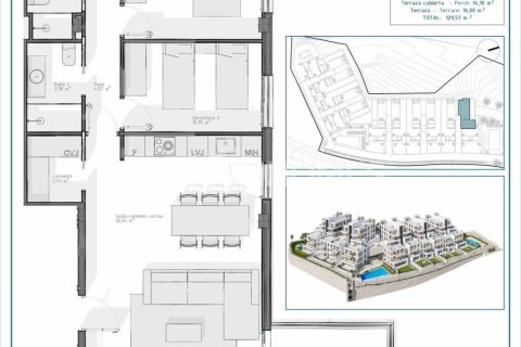 Apartamento en venta en Cuevas del Almanzora, Almería, España 3 dormitorios, 84 m2 No. 182704 - foto 17