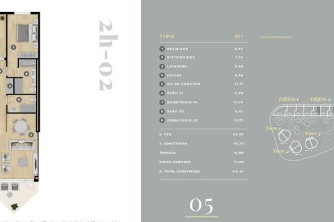 Lägenhet för uthyrning i Principado De Andorra (Ninguna Poblacion Tiene C.P.), Lleida, Spanien 2 sovrum, 116 kvm. Nr. 160456 - foto 18