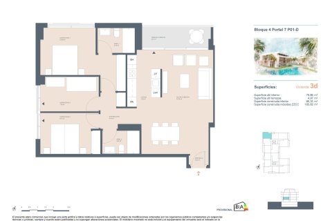 Apartamento en venta en Jávea, Alicante, España 3 dormitorios, 105 m2 No. 142451 - foto 24
