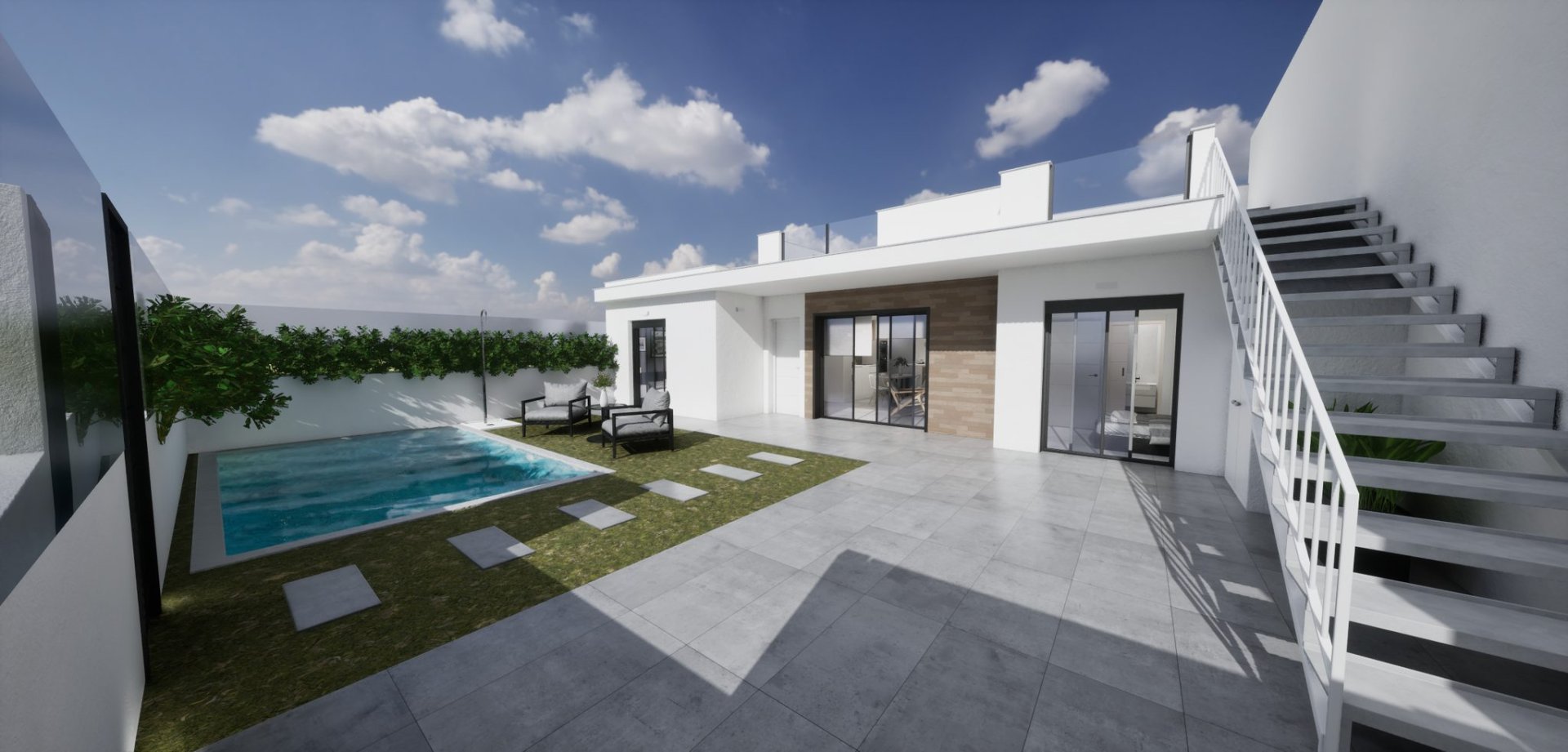 Villa a Torre-Pacheco, Murcia, Spagna 3 camere da letto, 84 mq. N° 167269