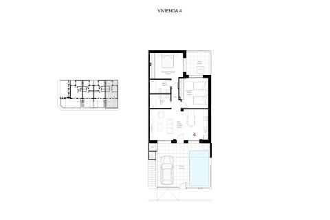 Продажа бунгало в Сан-Педро-дель-Пинатар, Мурсия, Испания 2 спальни, 86м2 №189646 - фото 11