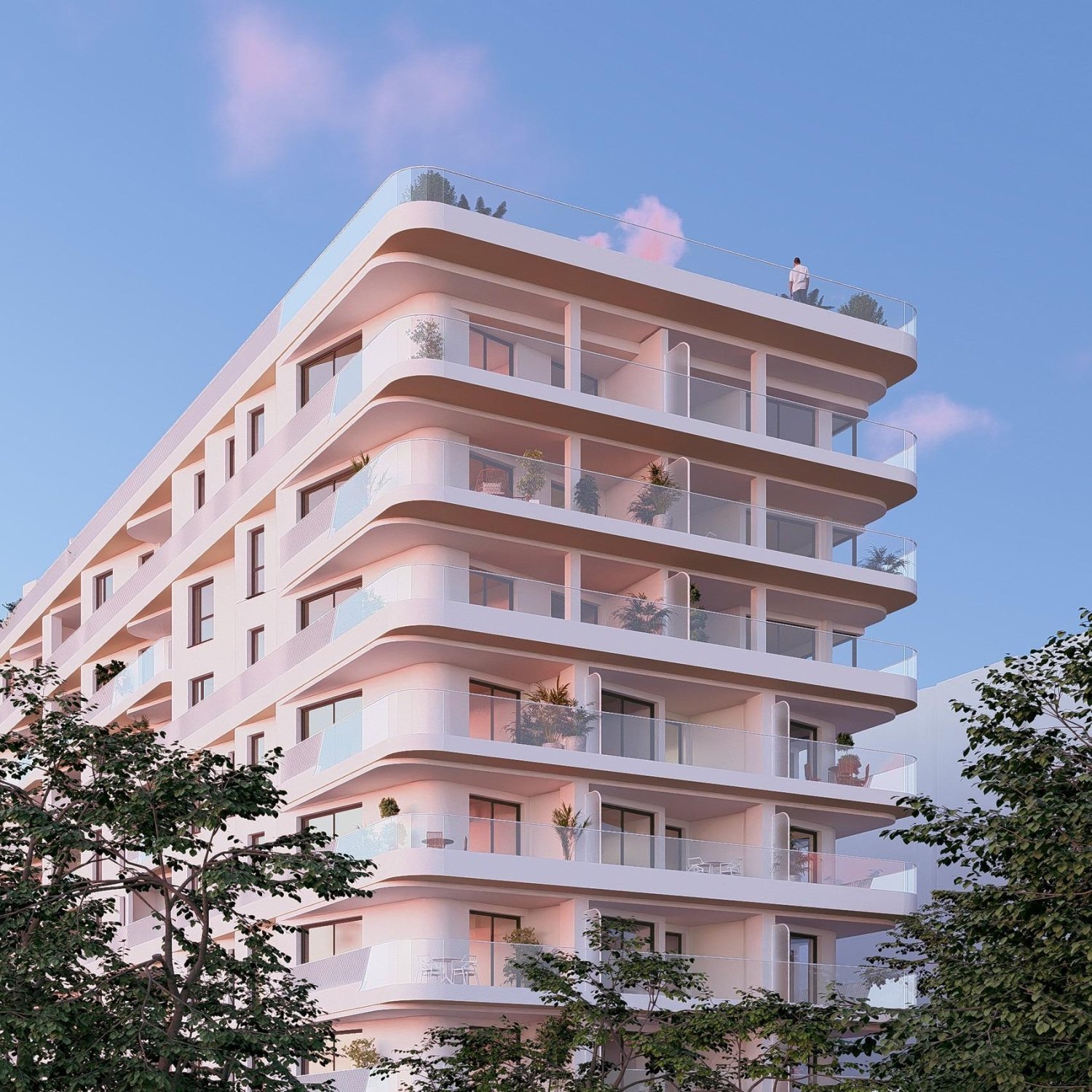 Lägenhet i Villajoyosa, Alicante, Spanien 1 sovrum, 56 kvm. Nr. 148574