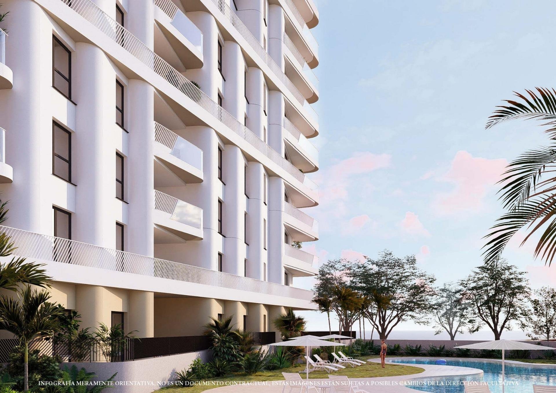 Lägenhet i Villajoyosa, Alicante, Spanien 1 sovrum, 56 kvm. Nr. 148574