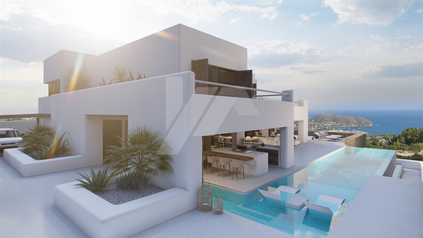 Villa en Benissa, Alicante, España 4 dormitorios, 500 m2 No. 64583