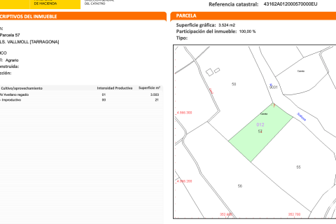 Продажа земельного участка в Вальсмолл, Таррагона, Испания 3524м2 №185788 - фото 10