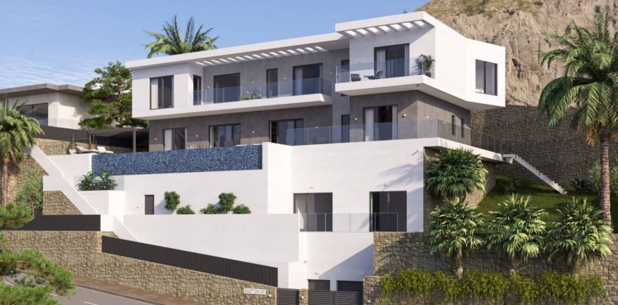 Villa in Finestrat, Alicante, Spain 7 bedrooms, 638 sq.m. No. 176660