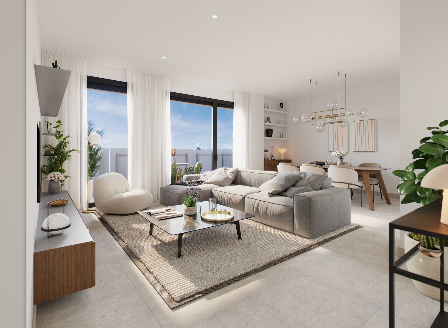 Huoneisto L'Hospitalet de Llobregat, Barcelona, Espanja 2 makuuhuonetta, 70 m2 No. 160981