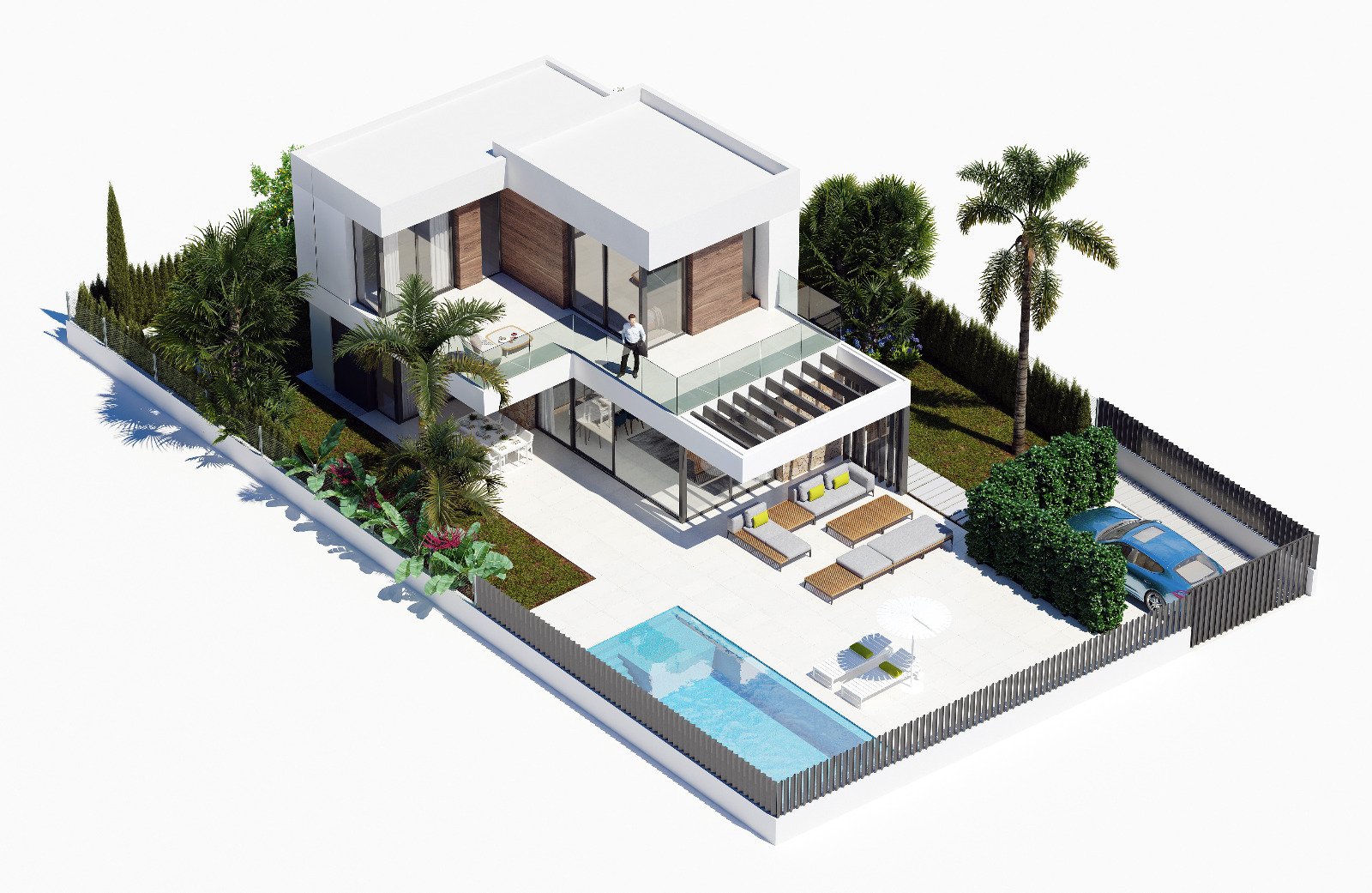 Villa en Finestrat, Alicante, España 3 dormitorios,  No. 81056