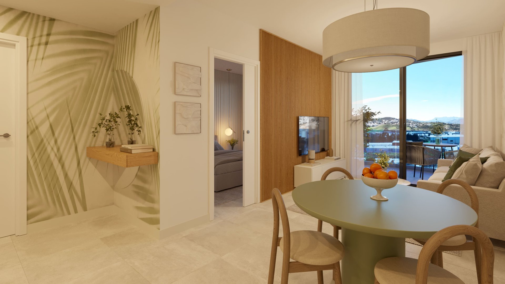 Apartamento en Mijas, Málaga, España 1 dormitorio, 54 m2 No. 135935