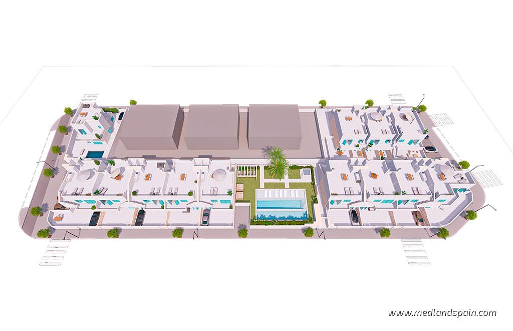 Apartment in Torre de la Horadada, Alicante, Spain 3 bedrooms, 83 sq.m. No. 192988