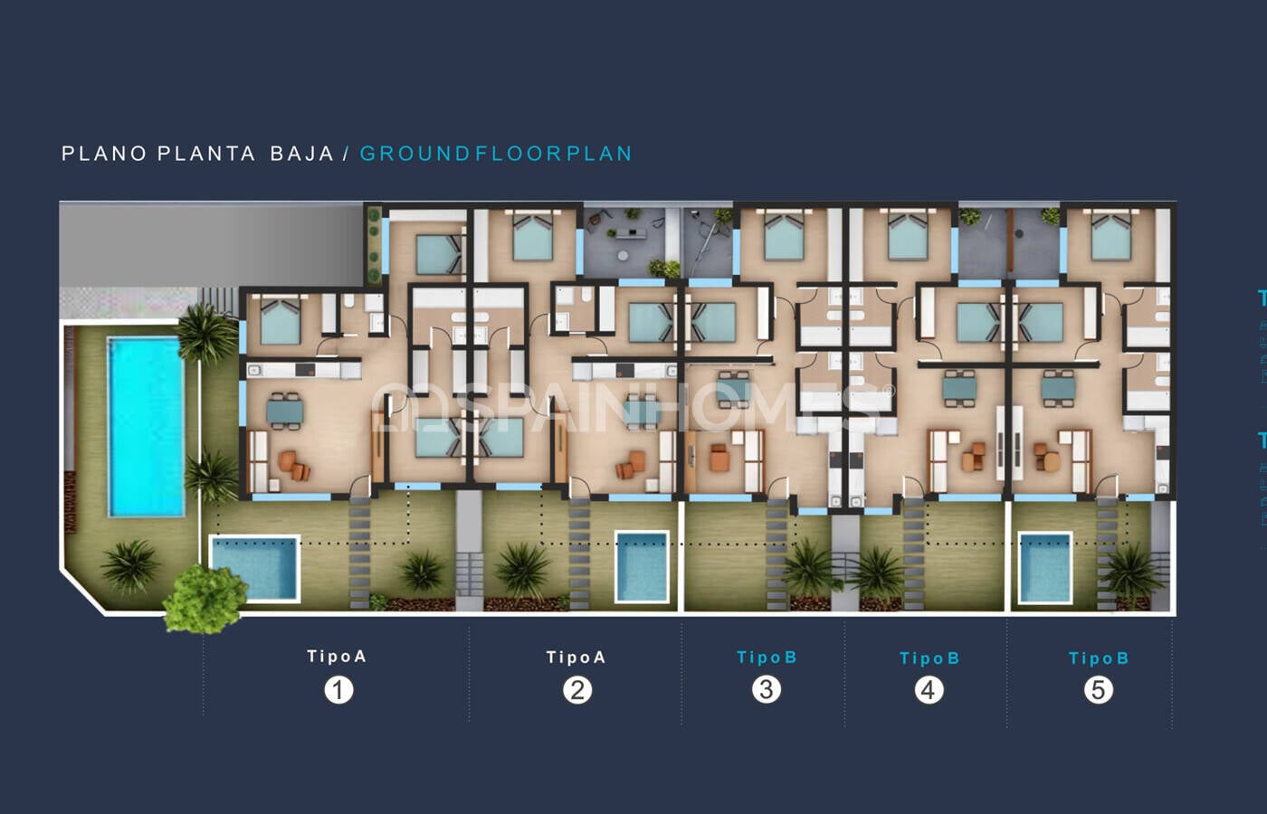 Apartment in San Pedro del Pinatar, Murcia, Spain 3 bedrooms, 83 sq.m. No. 164706