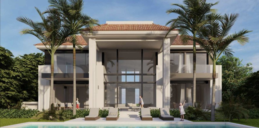 Villa i Marbella, Malaga, Spanien 6 sovrum, 860 kvm. Nr. 134437