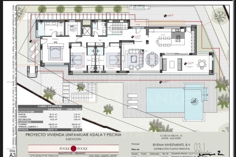 Huvila myytävänä Javea, Alicante, Espanja, 4 makuuhuonetta, 303 m2 No. 160173 - kuva 11