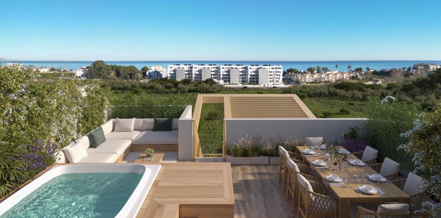Takvåning El Verger, Alicante, Spanien 2 sovrum, 80 kvm. Nr. 96586