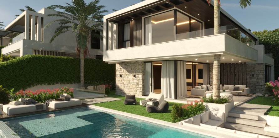 Villa i Benalmadena, Malaga, Spanien 4 sovrum, 528 kvm. Nr. 162596