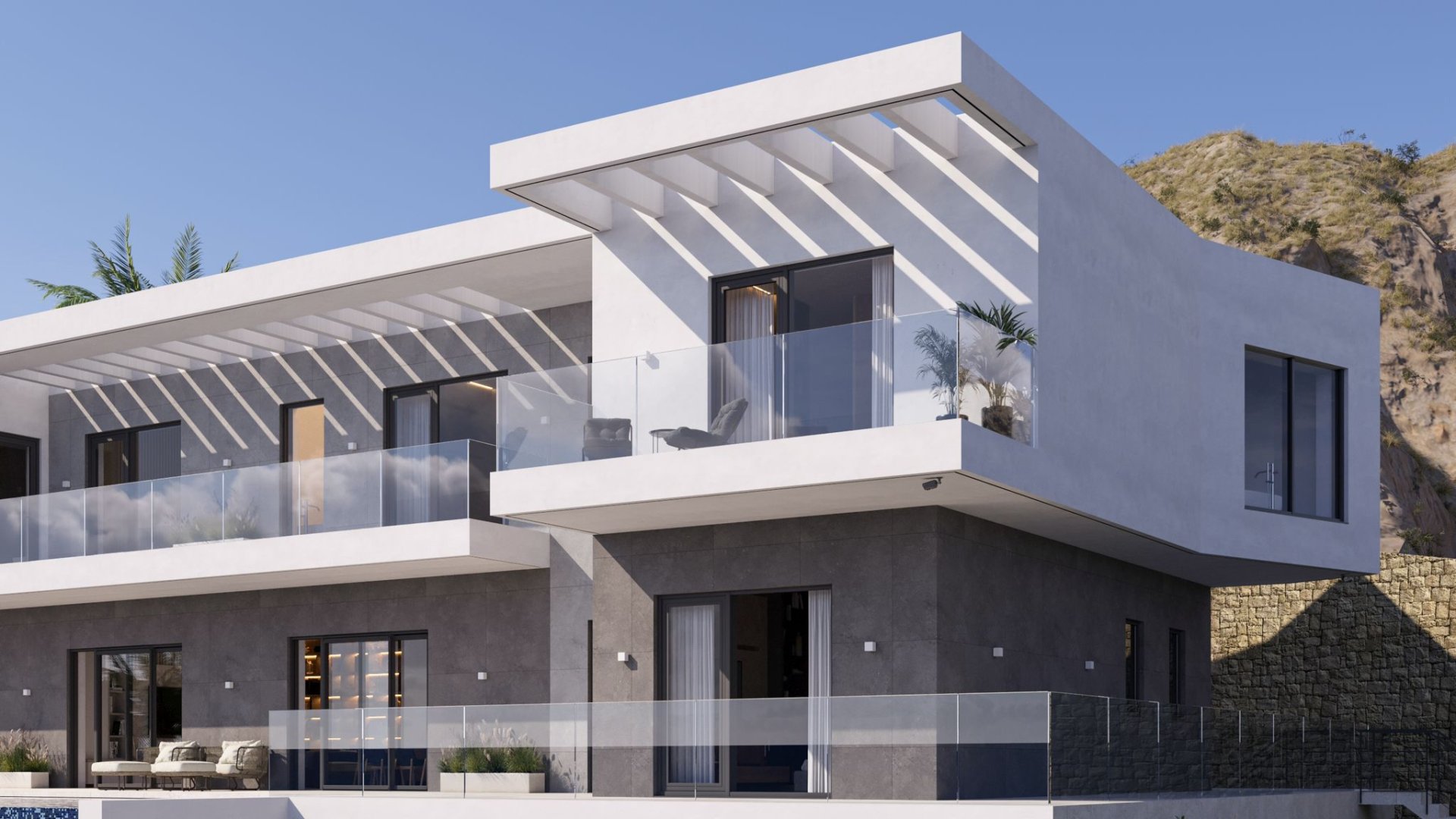 Villa i Finestrat, Alicante, Spanien 7 sovrum, 638 kvm. Nr. 168205