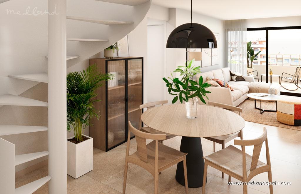 Apartamento en Torrevieja, Alicante, España 3 dormitorios, 111.6 m2 No. 105031