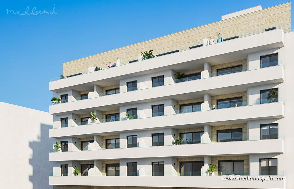 Apartamento en Torrevieja, Alicante, España 3 dormitorios, 111.6 m2 No. 105031