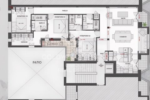 Apartamento en venta en Madrid, España 3 dormitorios, 130 m2 No. 157127 - foto 9