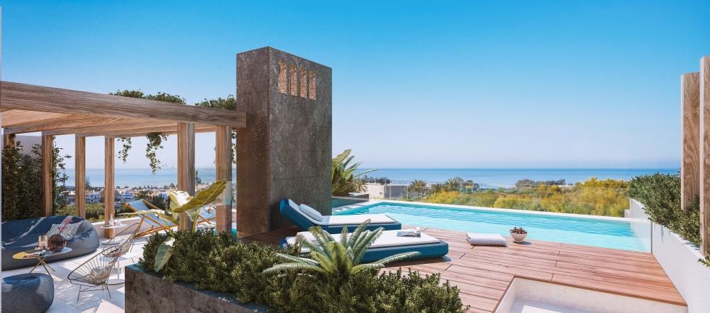 Bliźniak w Marbella, Malaga, Hiszpania 4 sypialnie, 426 mkw. nr 136143