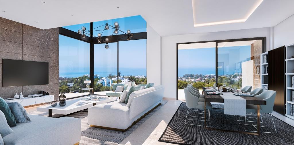 Bliźniak w Marbella, Malaga, Hiszpania 4 sypialnie, 426 mkw. nr 136143