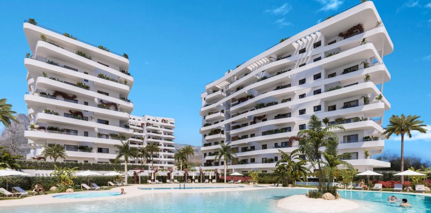 Lägenhet i Villajoyosa, Alicante, Spanien 2 sovrum, 140 kvm. Nr. 163481