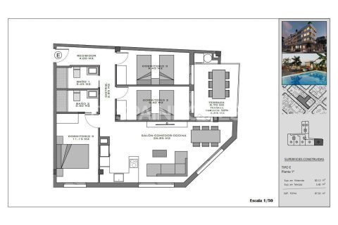 Huoneisto myytävänä Santa Pola, Alicante, Espanja, 2 makuuhuonetta, 63 m2 No. 142686 - kuva 24