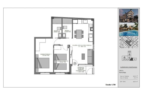 Penthouse for sale in Santa Pola, Alicante, Spain 3 bedrooms, 87 sq.m. No. 142691 - photo 10