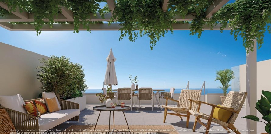 Takvåning i Benalmadena, Malaga, Spanien 3 sovrum, 121 kvm. Nr. 169693