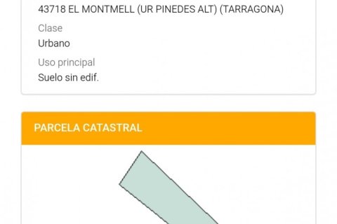 Parcela en venta en El Montmell, Tarragona, España 745 m2 No. 185883 - foto 4