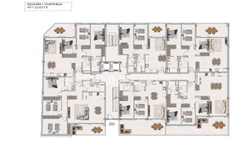 Apartment for sale in Santa Pola, Alicante, Spain 2 bedrooms, 75 sq.m. No. 166660 - photo 6