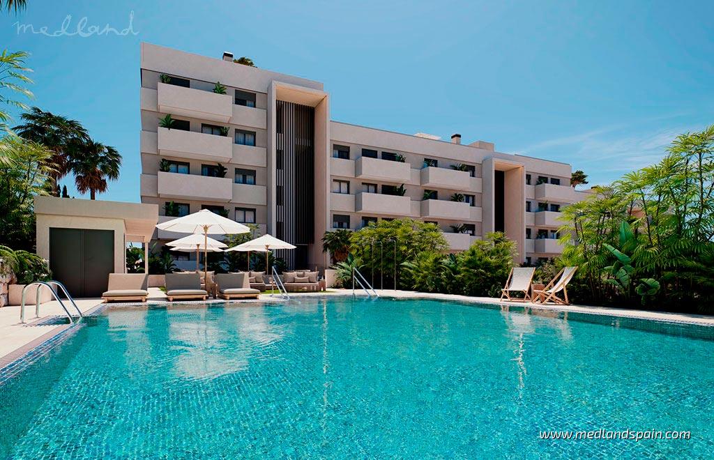 Huoneisto Estepona, Malaga, Espanja 2 makuuhuonetta, 118 m2 No. 166664