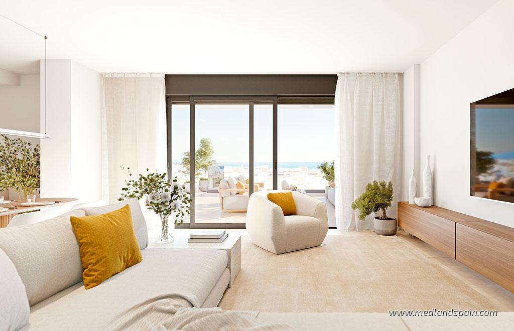 Huoneisto Estepona, Malaga, Espanja 2 makuuhuonetta, 118 m2 No. 166664