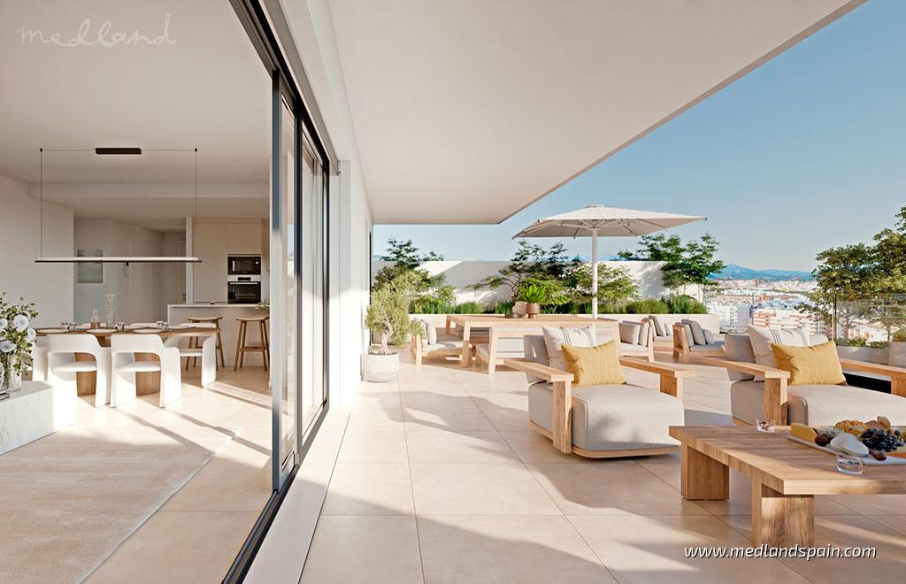 Huoneisto Estepona, Malaga, Espanja 2 makuuhuonetta, 118 m2 No. 166664