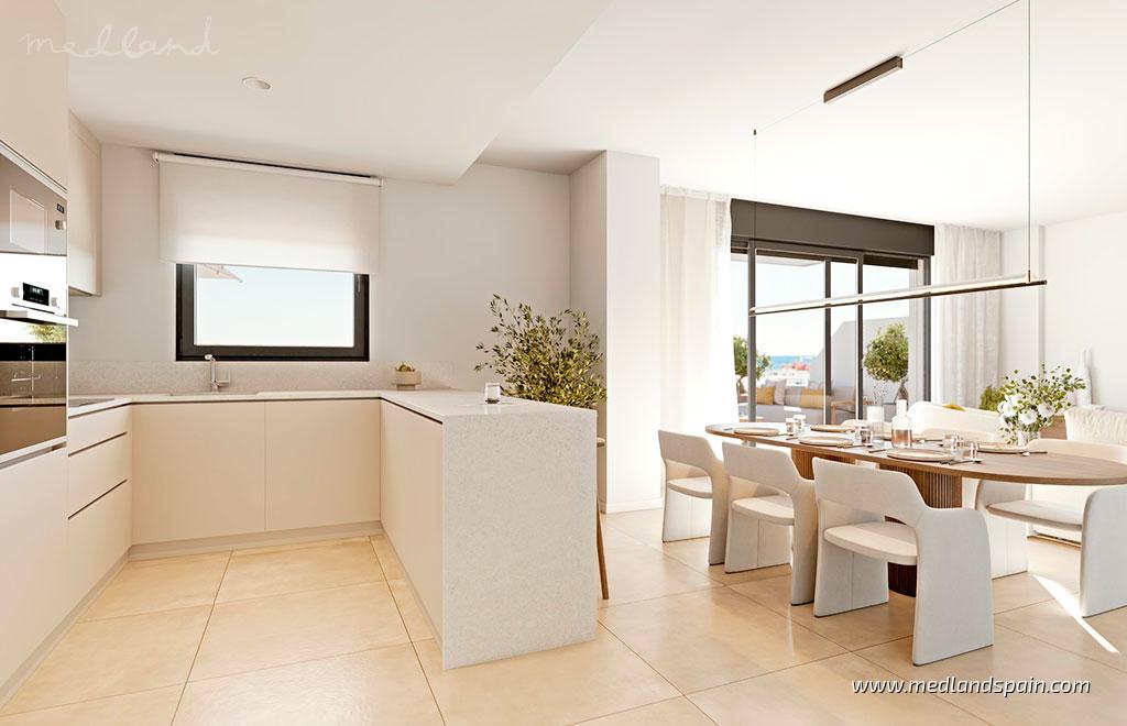 Huoneisto Estepona, Malaga, Espanja 2 makuuhuonetta, 118 m2 No. 166664
