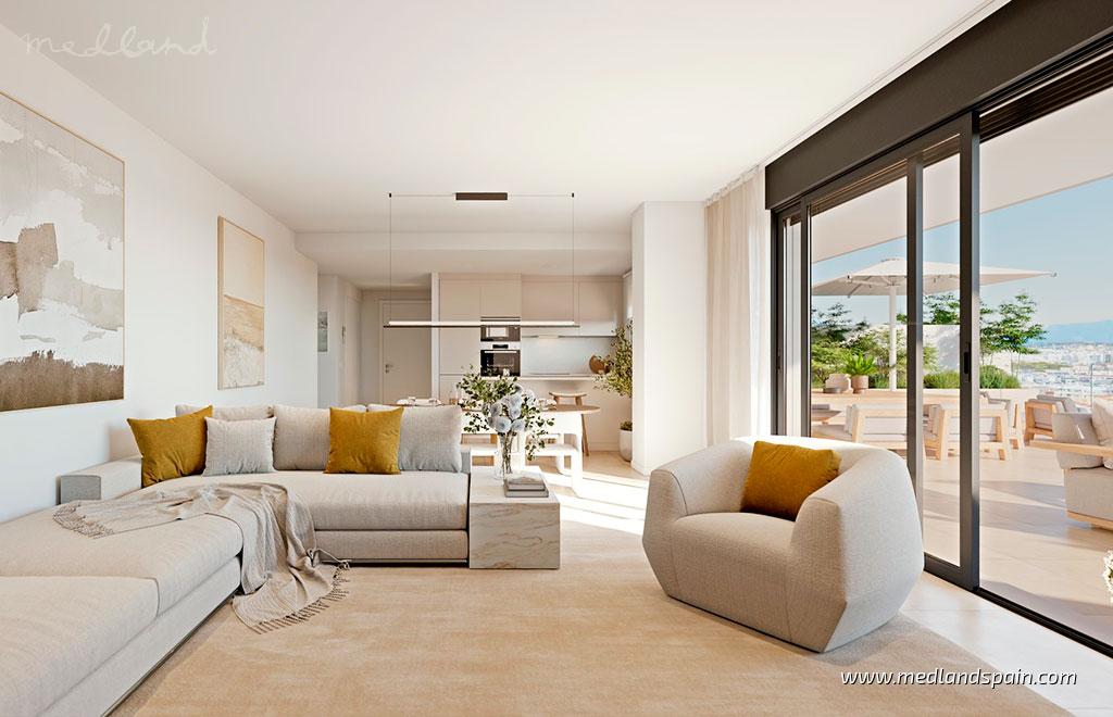 Huoneisto Estepona, Malaga, Espanja 2 makuuhuonetta, 118 m2 No. 166664