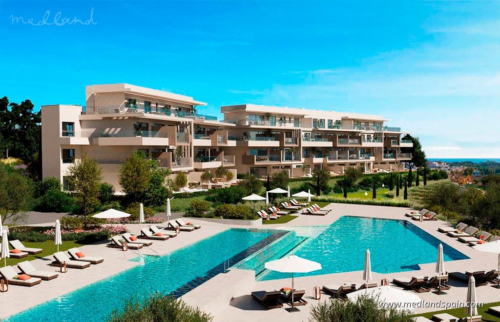 Lägenhet i Mijas Costa, Malaga, Spanien 1 sovrum, 60 kvm. Nr. 166665