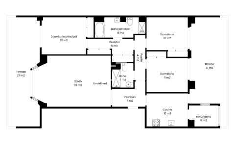 Продажа квартиры в Ситжес, Барселона, Испания 3 спальни, 163м2 №164876 - фото 26